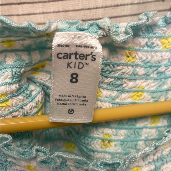 Carter’s Kids Blue Floral Kids Dress - Picture 2 of 4